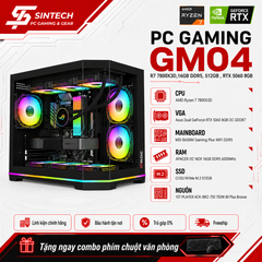 PC Gaming GM04 R7 7800X3D, 16GB DDR5, 512GB, RTX 5060 8GB