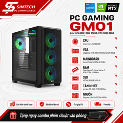 PC Gaming GM01 Intel I5 12400F, 8GB, 512GB, RTX 3060 12GB