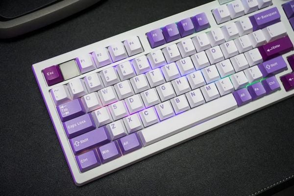 Phím Cơ Darmoshark TOP 75 Tri-mode RGB Trắng 3 Mode