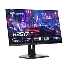 Màn hình Gaming FPS KTC H25Y7 25 inch (Full HD, Fast IPS, 300Hz - 320Hz (OC), 1ms)