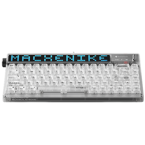 Phím Cơ Machenike KT68 Pro (North Pole Switch Trắng) Không Dây