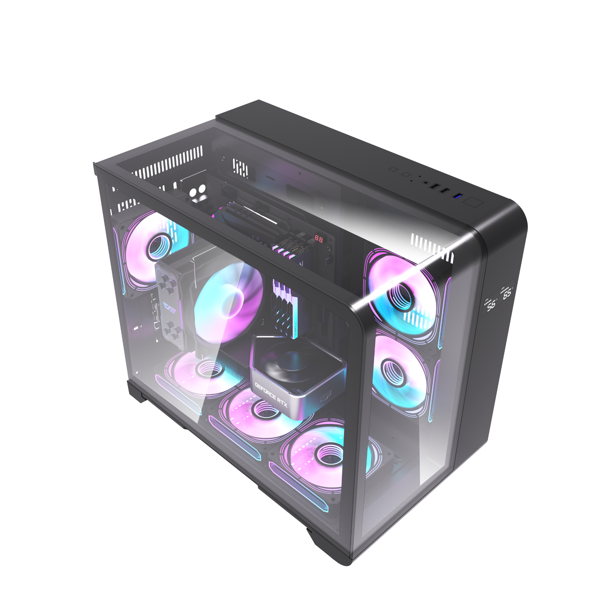 Vỏ Case DARKFLASH L280M M-ATX Đen