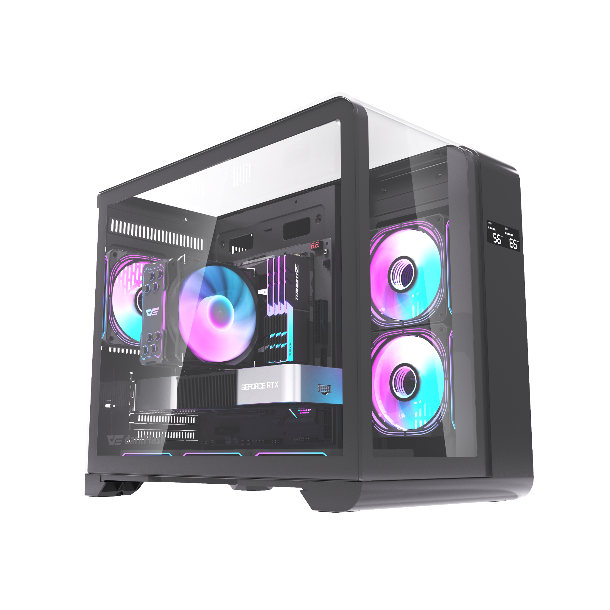 Vỏ Case DARKFLASH L280M M-ATX Đen