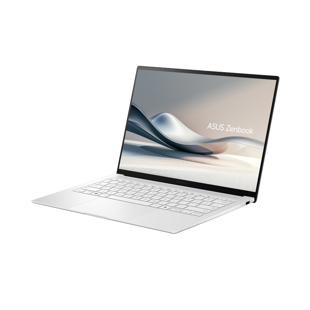 Laptop Asus Zenbook S 14 OLED UX5406SA-PV140WS (Intel Core Ultra 7 Processor 258V | 14 inch 3K OLED | Intel Arc | 32GB | 1TB | Win 11 | Office |Trắng)