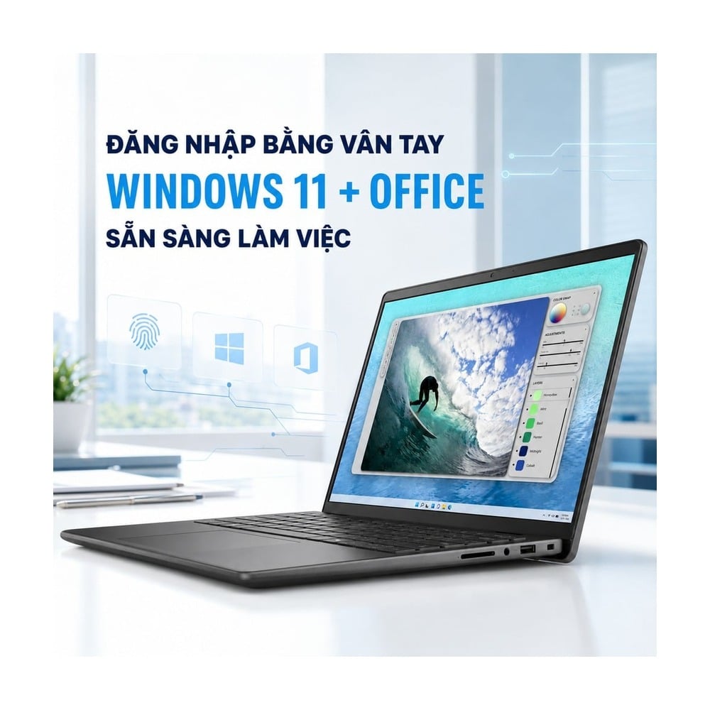 Laptop Dell Inspiron 14 5440 D0F3W (Intel Core i5-1334U | 16GB | 512GB | Intel Iris Xe | 14 inch FHD+ | Win 11 | Office | Đen)
