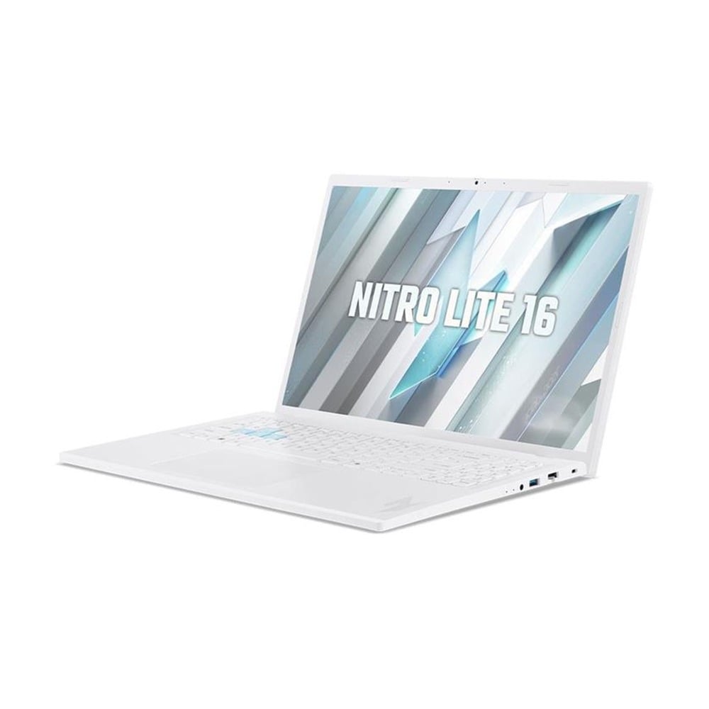 Laptop Acer Gaming Nitro Lite 16 NL16-71G-71FN NH.D5ASV.003 (Intel Core i7-13620H | RTX 4050 6GB | 16 inch WUXGA 180Hz | 16GB | 512GB | Win 11 | Trắng)