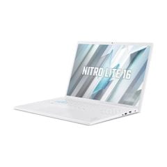 Laptop Acer Gaming Nitro Lite 16 NL16-71G-71FN NH.D5ASV.003 (Intel Core i7-13620H | RTX 4050 6GB | 16 inch WUXGA 180Hz | 16GB | 512GB | Win 11 | Trắng)