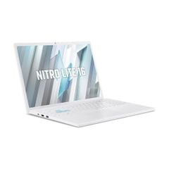 Laptop Acer Gaming Nitro Lite 16 NL16-71G-71FN NH.D5ASV.003 (Intel Core i7-13620H | RTX 4050 6GB | 16 inch WUXGA 180Hz | 16GB | 512GB | Win 11 | Trắng)