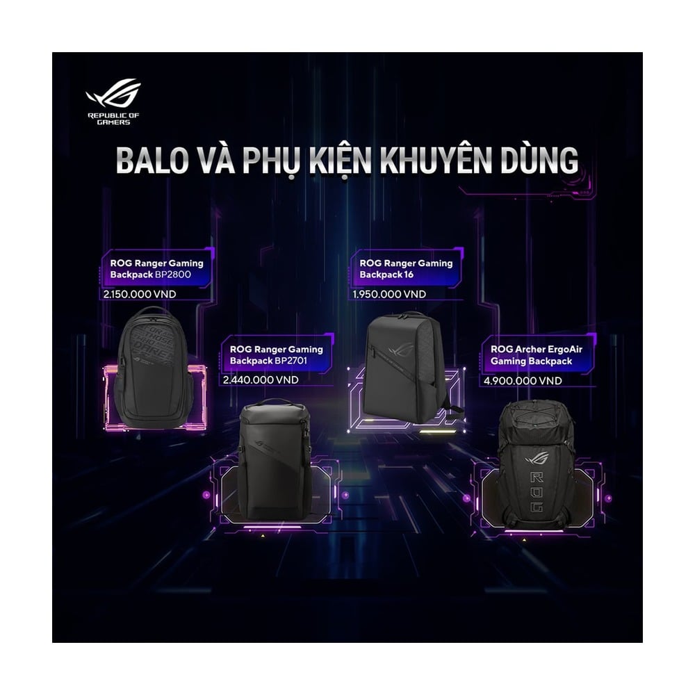 Laptop ASUS Gaming V16 V3607VH-RP025W (Intel Core 7 240H | RTX 5050 8GB | 16 inch WUXGA 144Hz | 16GB | 512GB | Win 11 | Đen)