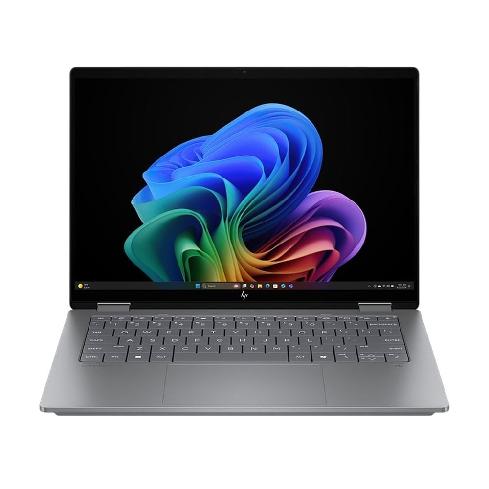 Laptop HP OmniBook X Flip 14-fk0082AU BZ7N8PA (AMD Ryzen™ AI 7 350 | AMD Radeon | 14 inch 2K Cảm ứng | 32GB | 1TB | Win 11 | Office | Bạc)