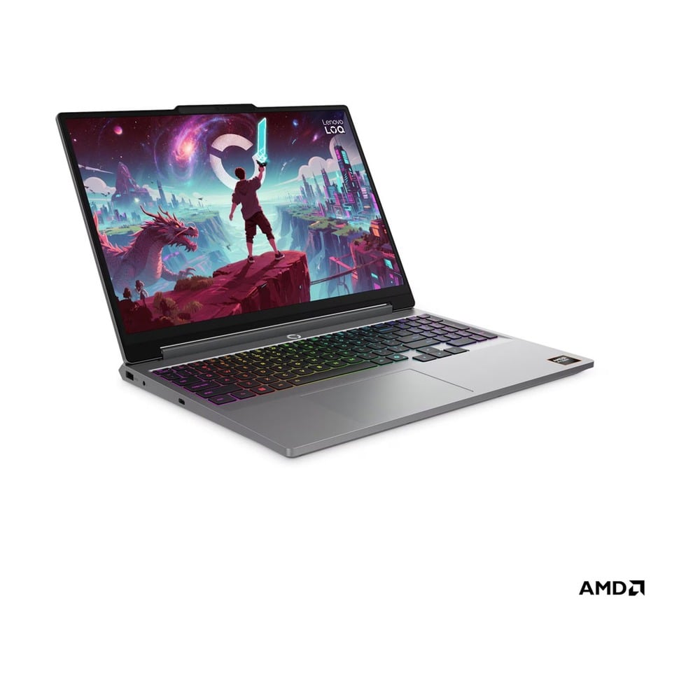 Laptop Lenovo LOQ 15AHP11 83TN0040VN (AMD Ryzen 7 250, RTX 5050 8GB GDDR7, 15.3 inch WUXGA, 16GB, 512GB, Windows 11 Home Single Language, Xám)