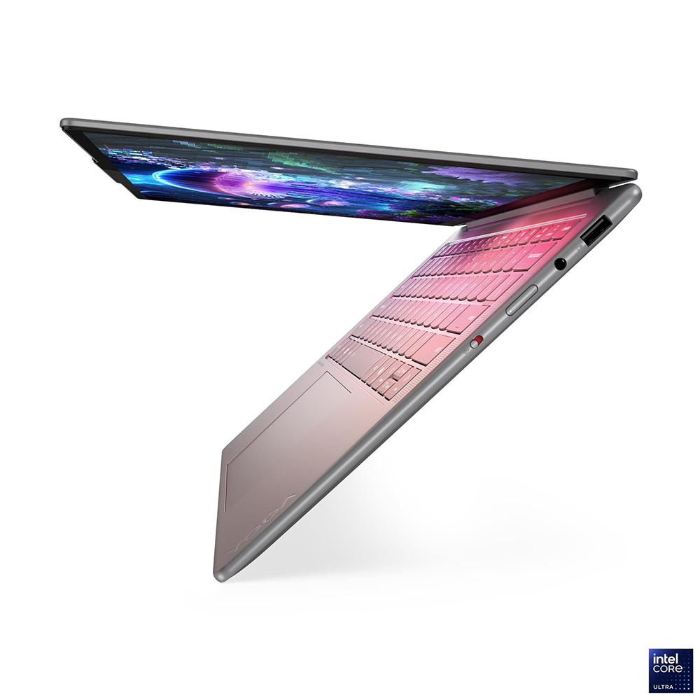 Laptop Lenovo Yoga Slim 7 14ILL10 83JX0086VN (Intel Core Ultra 5 226V | 512GB | 16GB | Intel Arc | 14 inch 2.8K WQXGA+ OLED 120Hz | Win 11 | Office | Bạc)