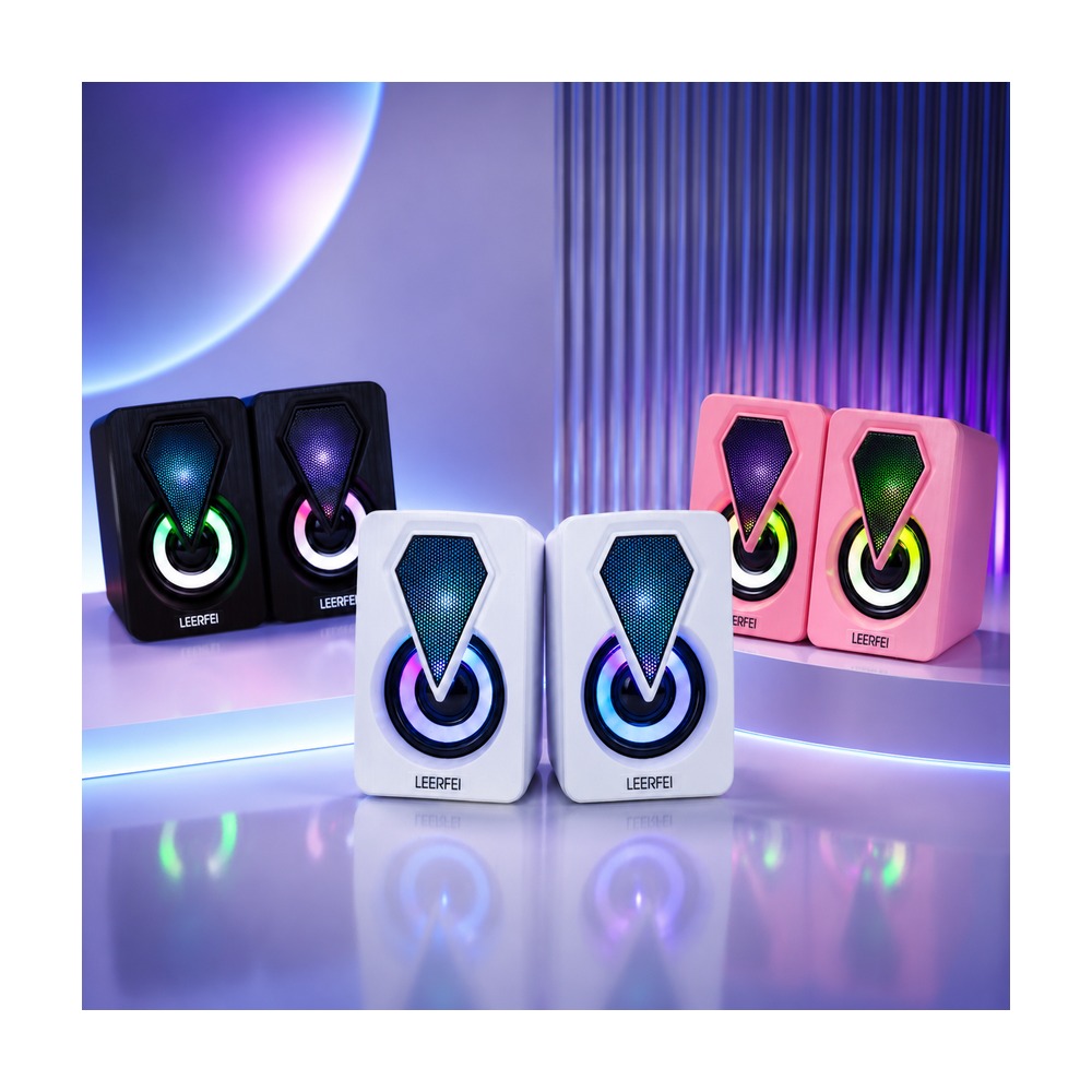 Loa máy tính LeerFei YSD 1046 | Led Loa Vi Tính Mini Để Bàn