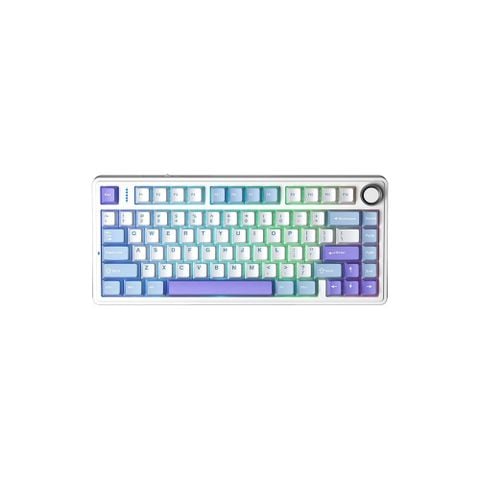 Bàn phím cơ AULA F75 3 Mode (1479) (Phiên bản Xanh dương + trắng + tím/ Reaper switch)