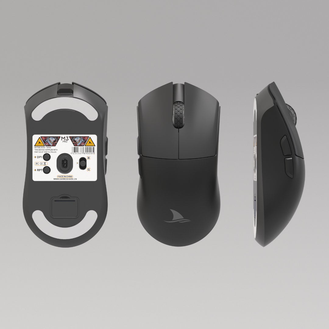 Chuột Gaming Darmoshark M3 Màu Đen Không Dây 3 Mode