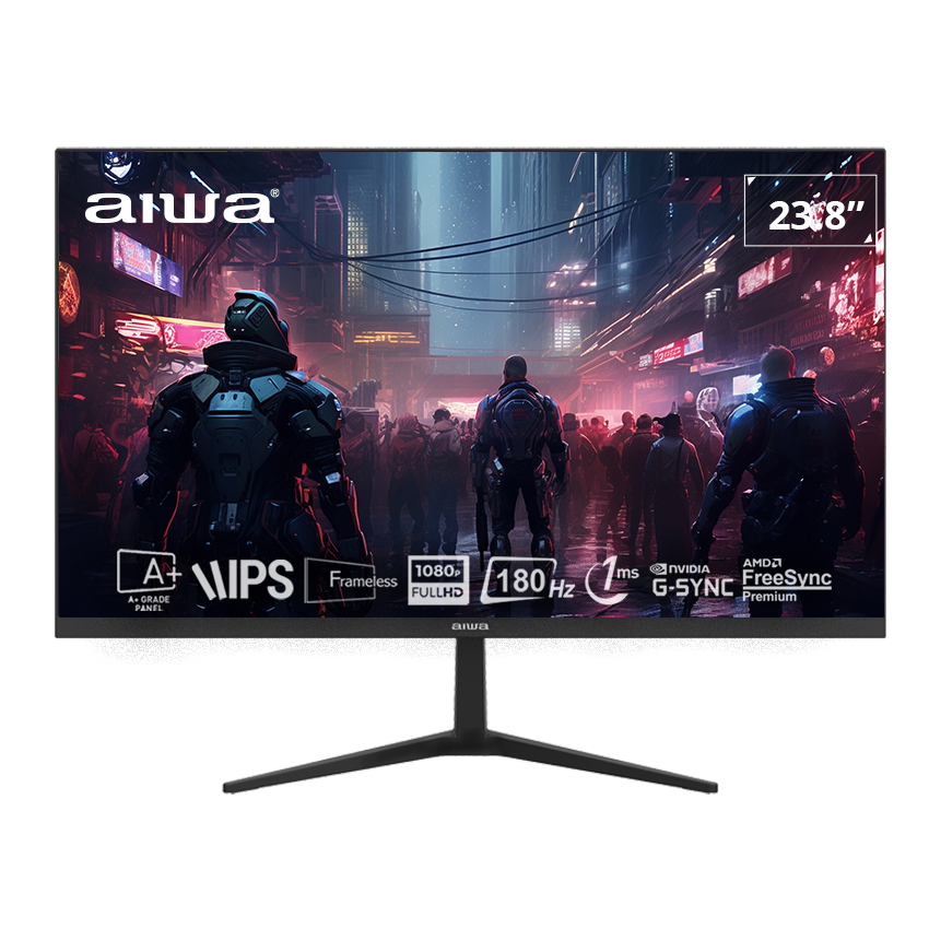 Màn hình AIWA 23.8 inch MD2404-V 180Hz IPS FHD 1ms