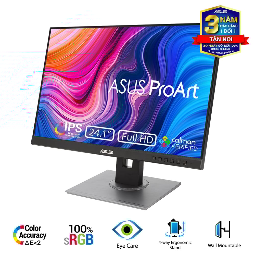 Màn Hình Đồ Họa ASUS ProArt PA248QV 24 Inch (IPS - 75Hz - 5ms)