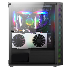 Vỏ Case Magic Luxury I Full Tower E-ATX Đen Sẵn 4 Fan
