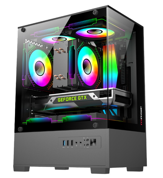 Vỏ Case Magic MIX M-ATX Đen