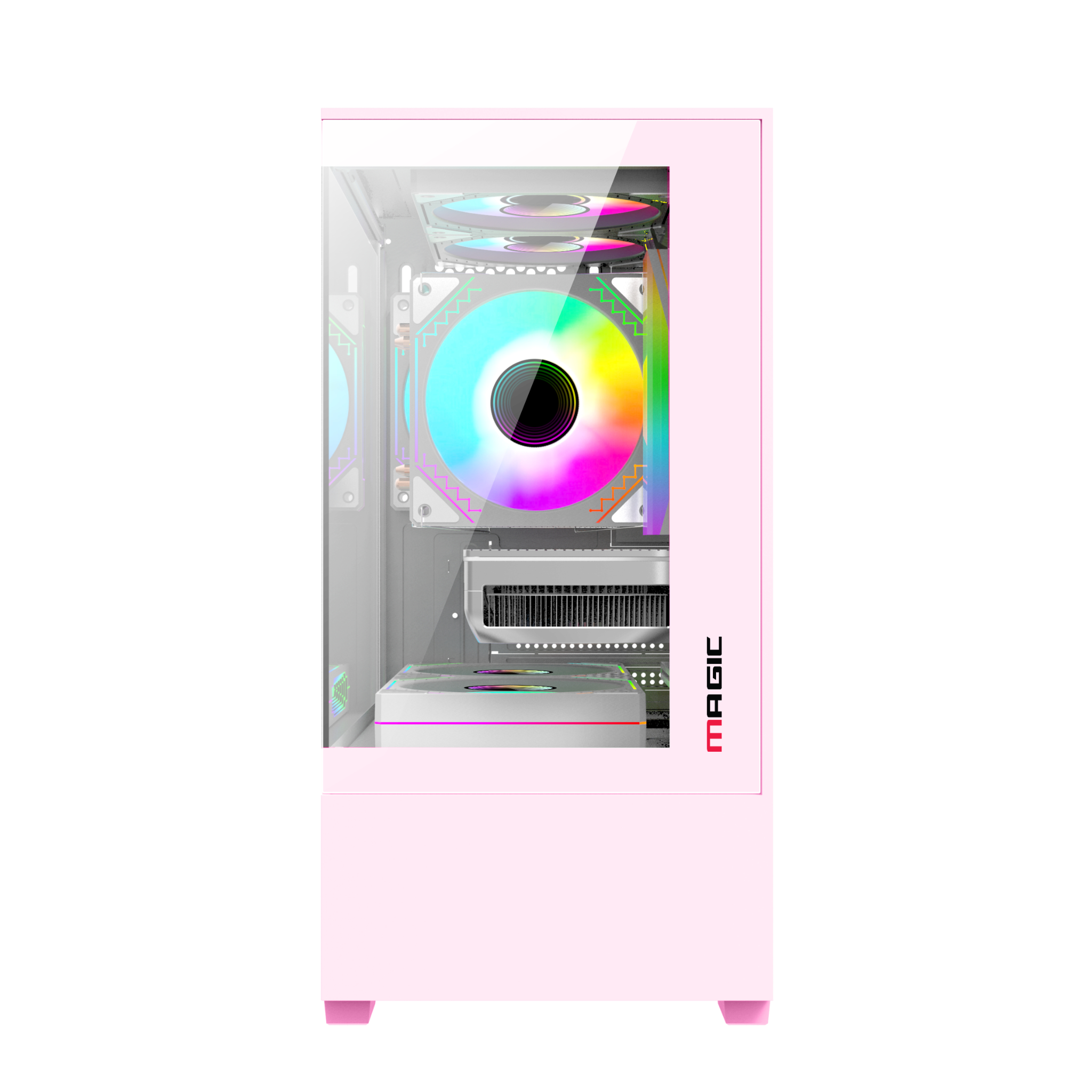 Vỏ Case Magic MIX M-ATX Hồng