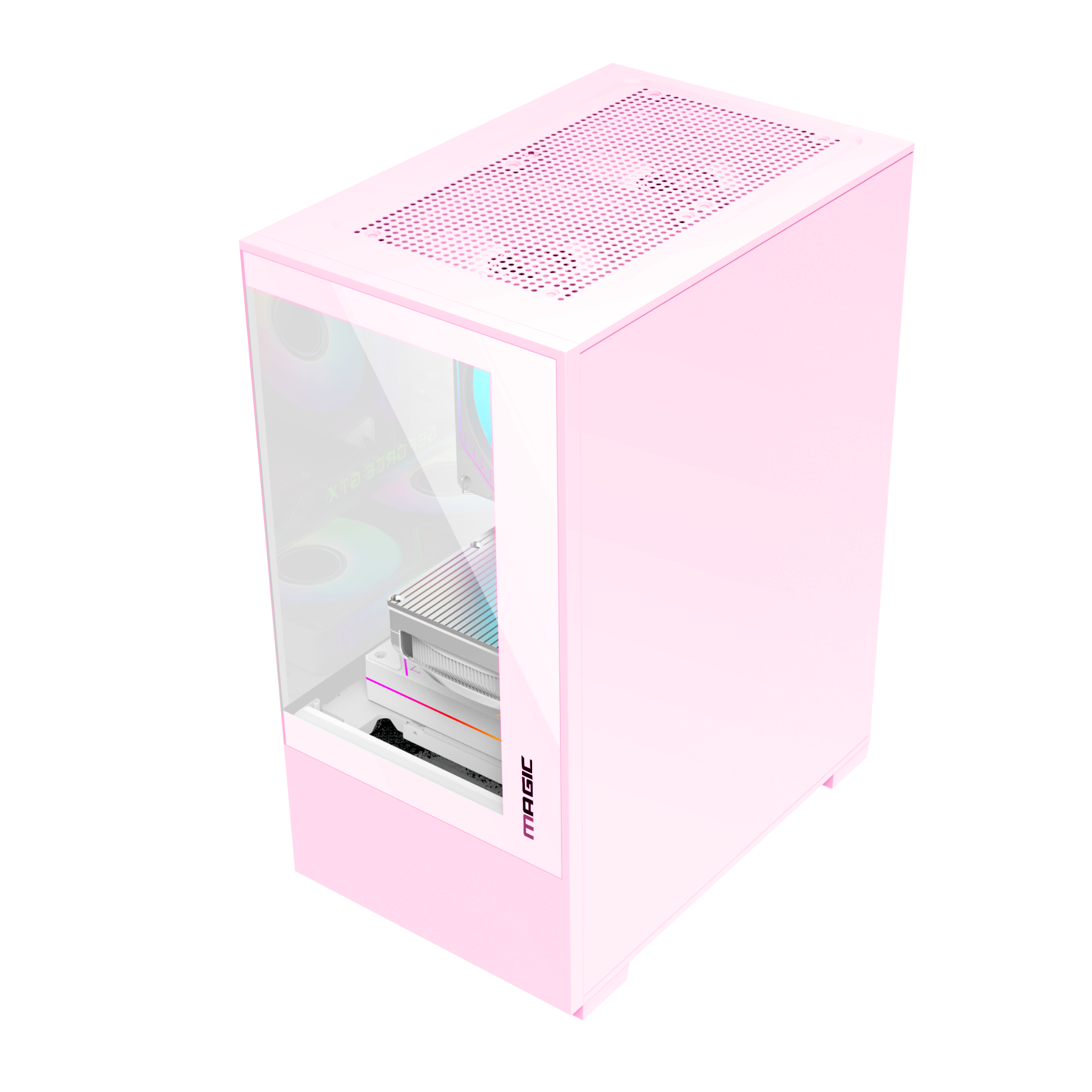 Vỏ Case Magic MIX M-ATX Hồng