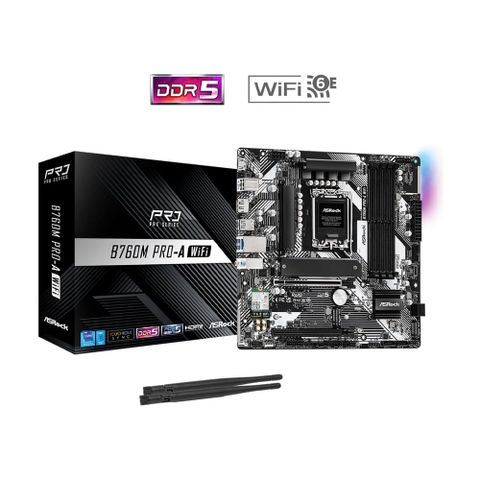 Mainboard Intel Asrock B760M Pro-A WiFi DDR5