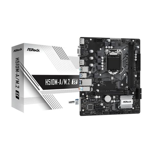 Mainboard Intel Asrock H510M-A/M.2 SE DDR4 Mainboard Intel Asrock H510M-A/M.2 SE DDR4 mặt trước