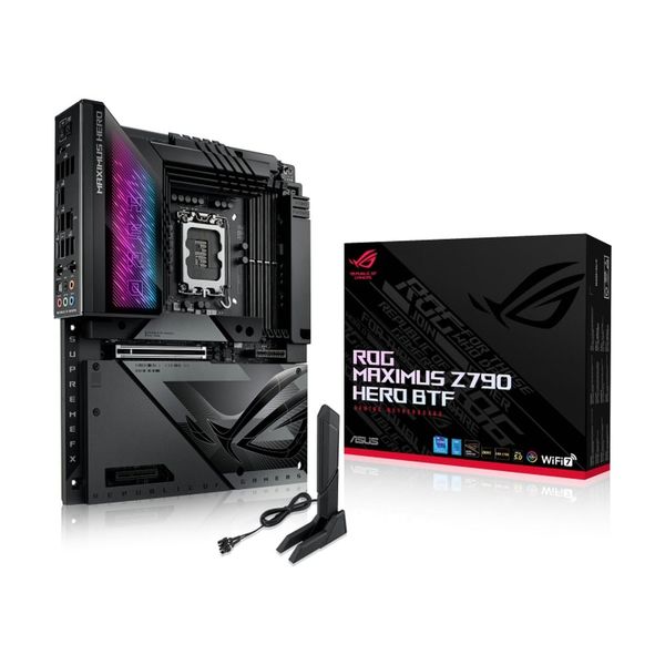 Mainboard Intel Asus ROG MAXIMUS Z790 HERO BTF DDR5 mặt trước