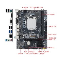 Mainboard Intel Darkflash H510M-V4M DDR4