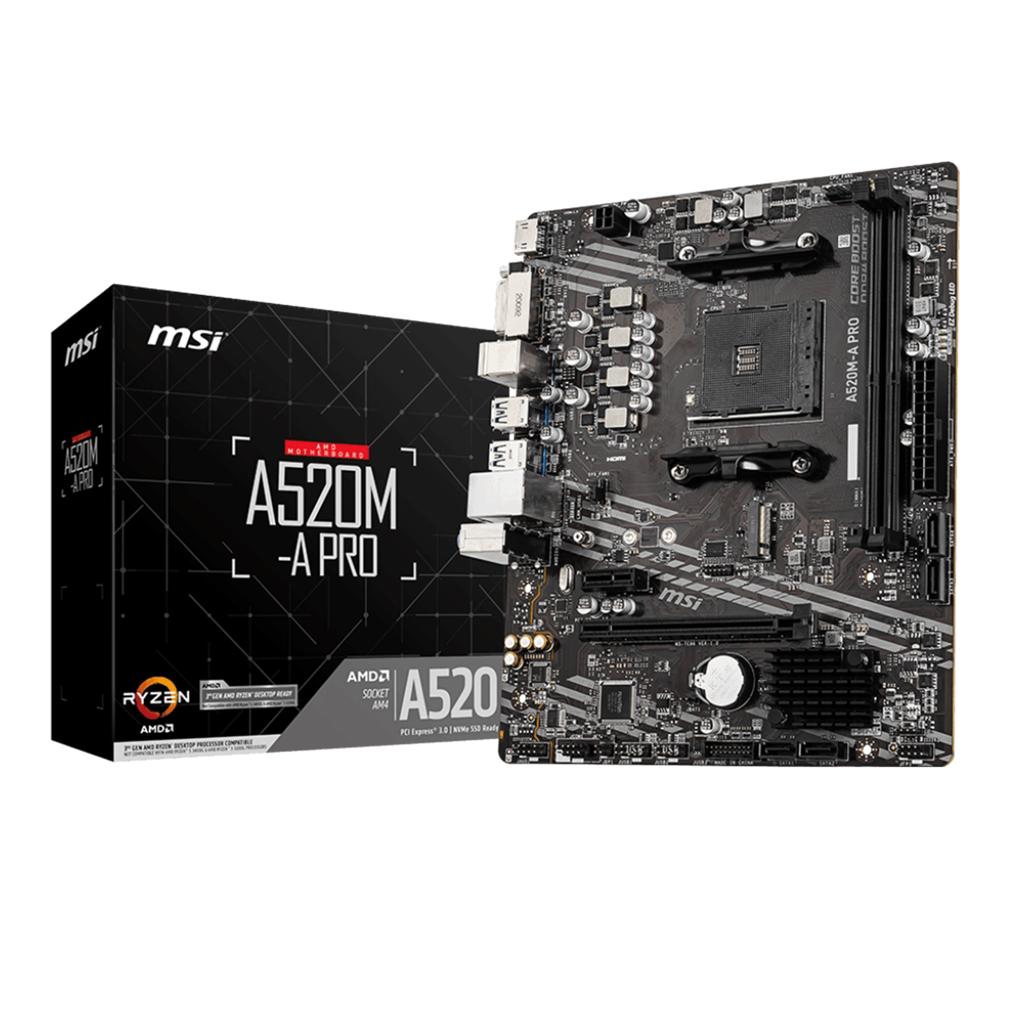 Mainboard AMD MSI A520M-A PRO