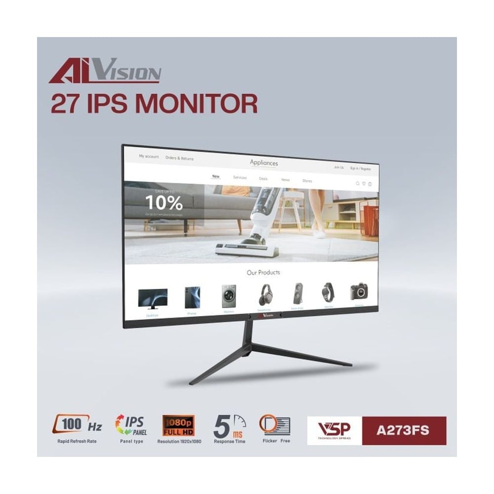 Màn hình 27 inch AiVision A273FS (IPS, 100Hz)