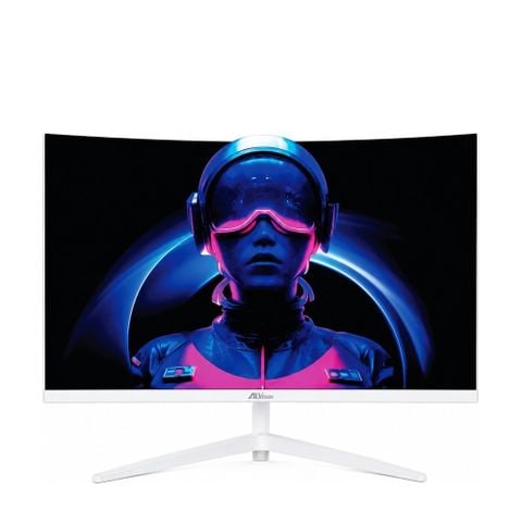 Màn Hình Cong AIVISION A245FC 24 inch (100Hz, VA, FHD, 5ms) Trắng