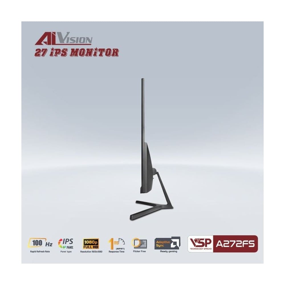 Màn Hình AIVISION A272FS 27 inch (100Hz, IPS, FHD, 1ms)