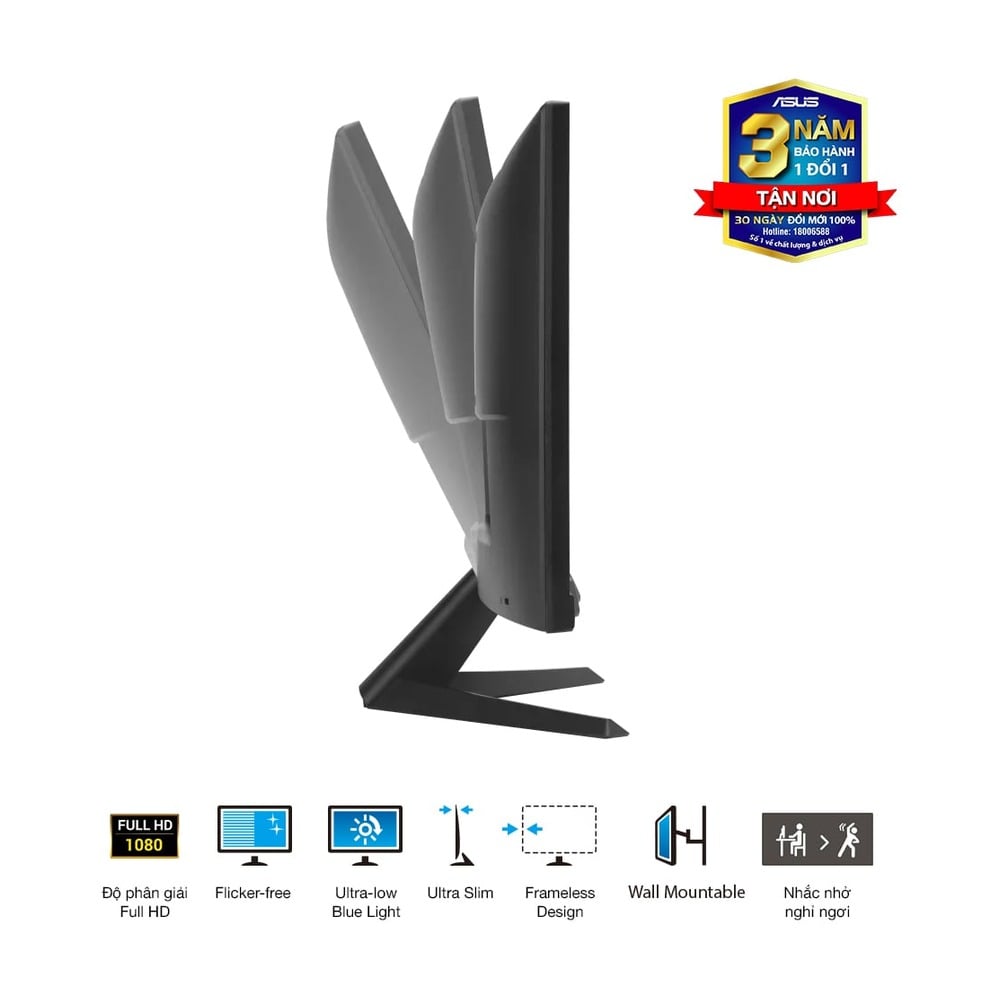 Màn Hình ASUS 21.45 Inch VY229HF  (IPS - FHD - 100Hz - 1ms)