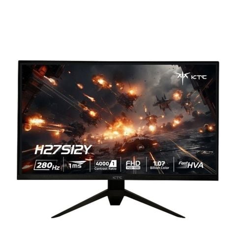 Màn hình Cong Gaming KTC H27S12Y 27 inch (FHD, HVA, 280Hz, 1ms)