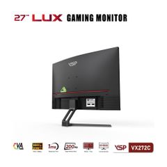 Màn hình cong VSP VX272C (27 inch / VA / FHD / 200Hz / 1ms / Freesync)
