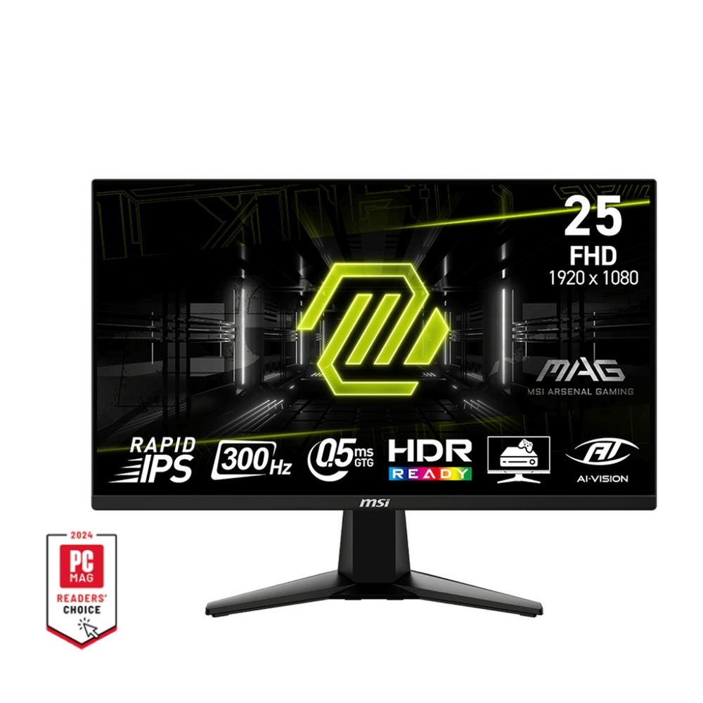 Màn hình Gaming MSI MAG 255XF 25 INCH Rapid IPS/FHD/0.5ms/300Hz/Phẳng