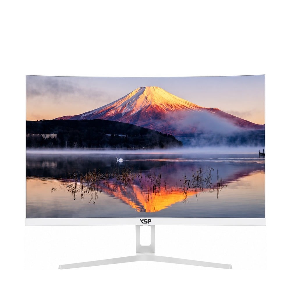 Màn Hình Cong Gaming VSP CM2705H 27 inch, Full HD, VA, 75Hz, 6ms, cong Trắng