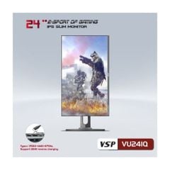 Màn hình phẳng VSP 24 inch 2K eSport Gaming VU241Q | QHD | 75Hz