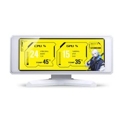 Màn hình phụ JONSBO DS339 White