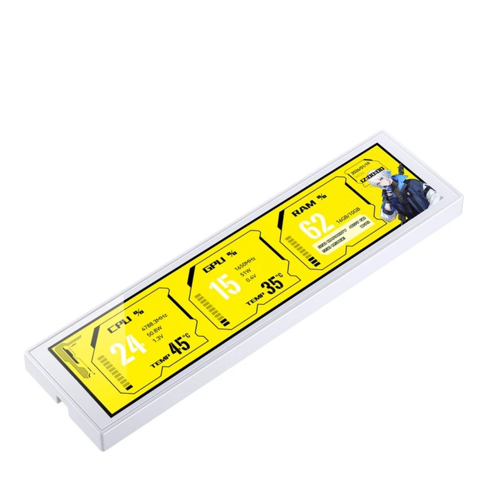 Màn hình phụ JONSBO DS916 White