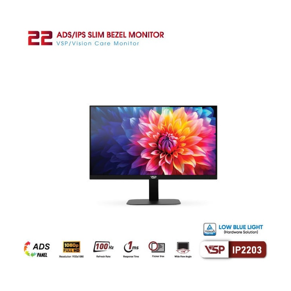 Màn Hình VSP IP2203 22 inch (FHD, 100Hz, 1ms)