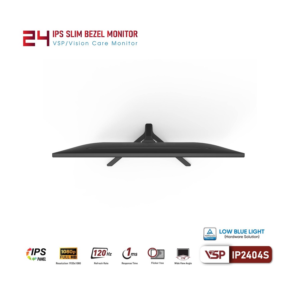 Màn hình VSP IP2404S 24 inch ( FHD, 120Hz, 1ms, Đen)
