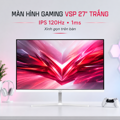 Màn Hình Gaming VSP IP2706SG 27 inch (120Hz, IPS, FHD, 1ms) Trắng