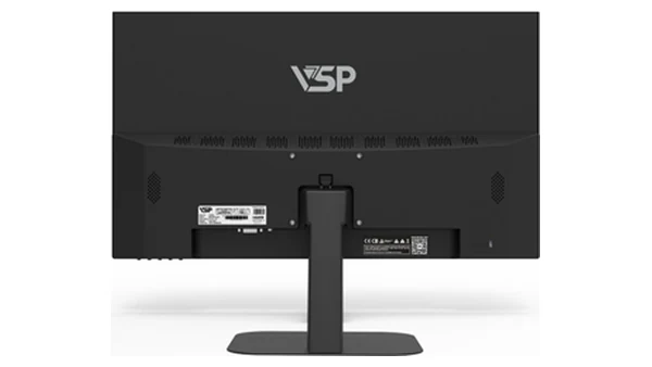 Mặt sau VSP V2203H với cổng HDMI 1.4, VGA và chuẩn treo VESA 75x75mm