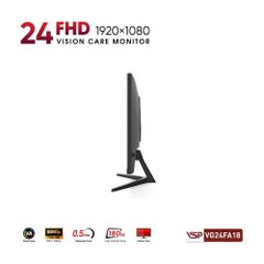 Màn Hình Gaming VSP VG24FA18 24 inch (180Hz, VA, FHD, 0.5ms)