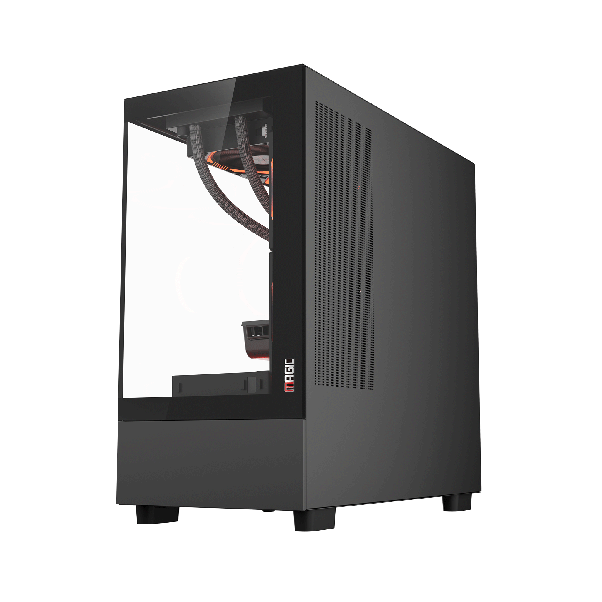 Vỏ Case Magic MIX Tower Pro AIO 360 Đen
