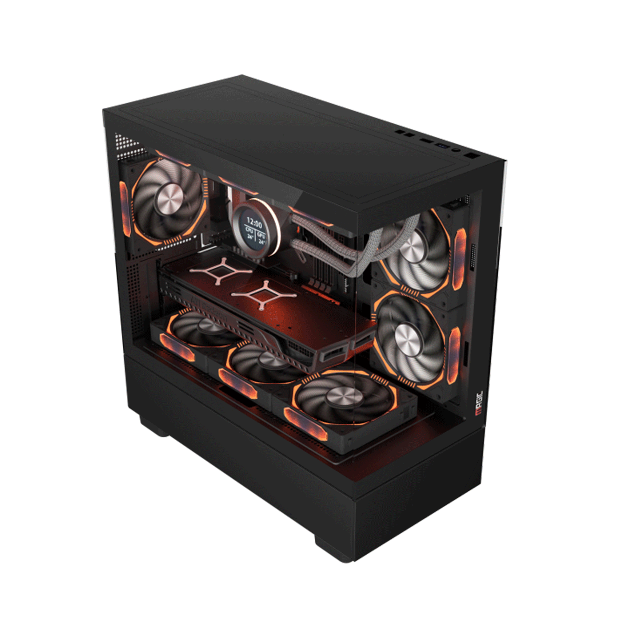 Vỏ Case Magic MIX Tower Pro AIO 360 Đen