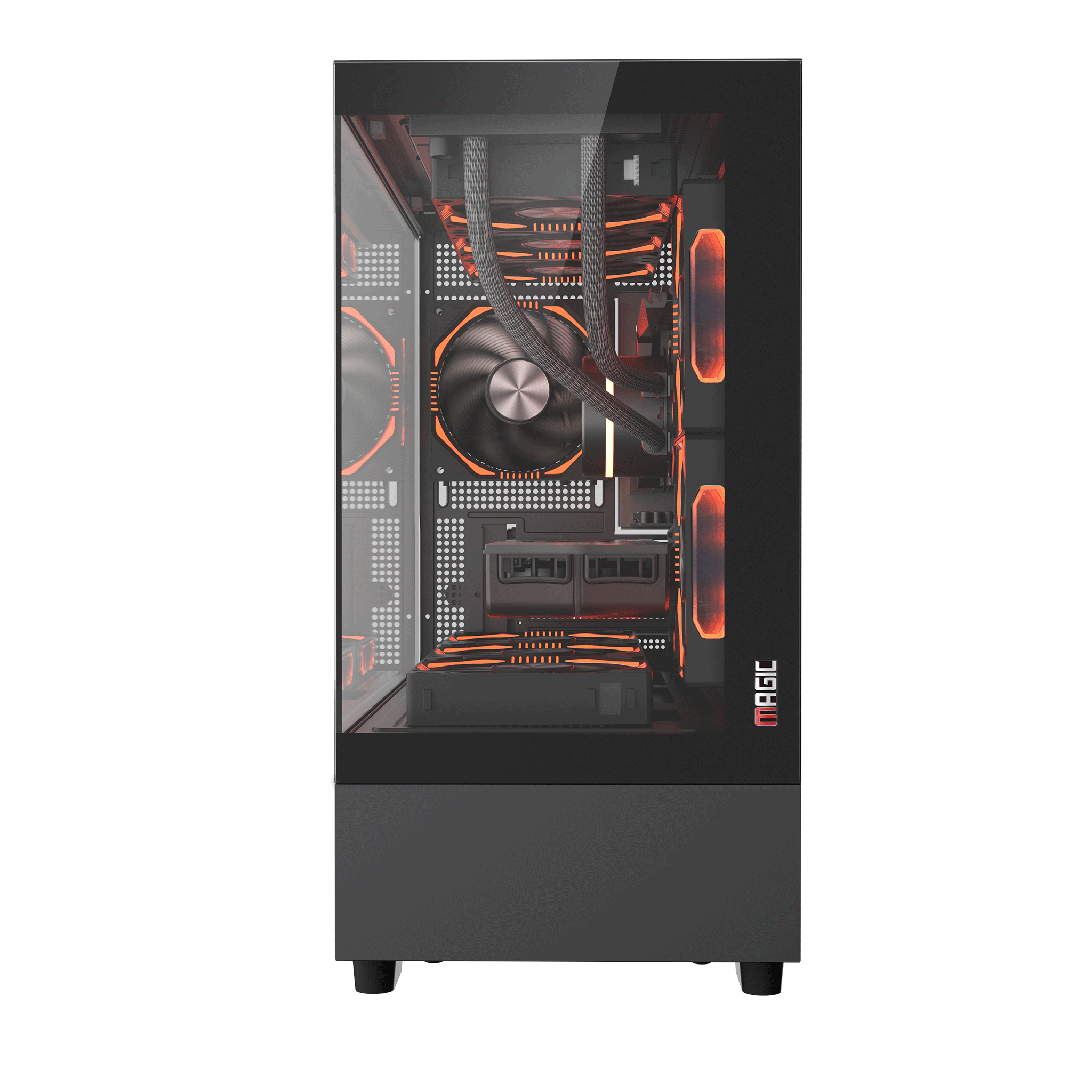 Vỏ Case Magic MIX Tower Pro AIO 360 Đen