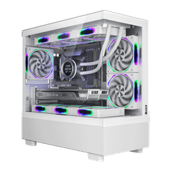 Vỏ Case Magic MIX Tower Pro AIO 360 Trắng